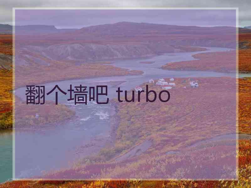 翻个墙吧 turbo