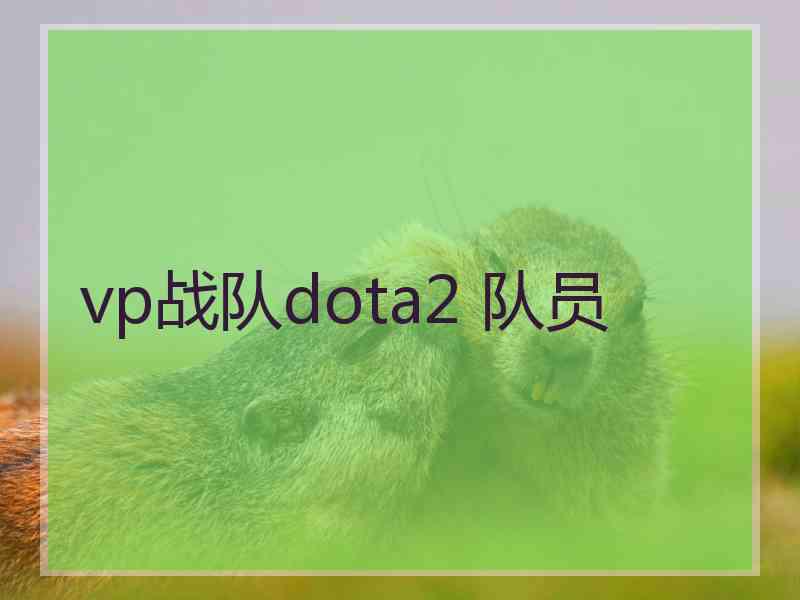 vp战队dota2 队员