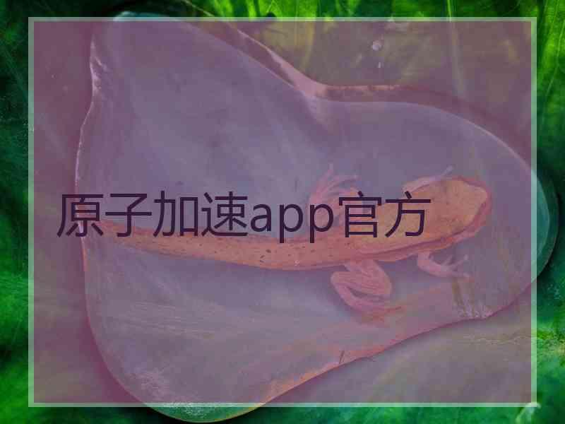 原子加速app官方