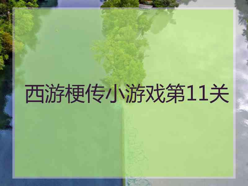 西游梗传小游戏第11关