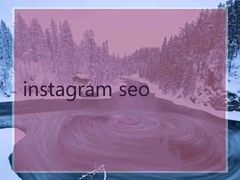 instagram seo