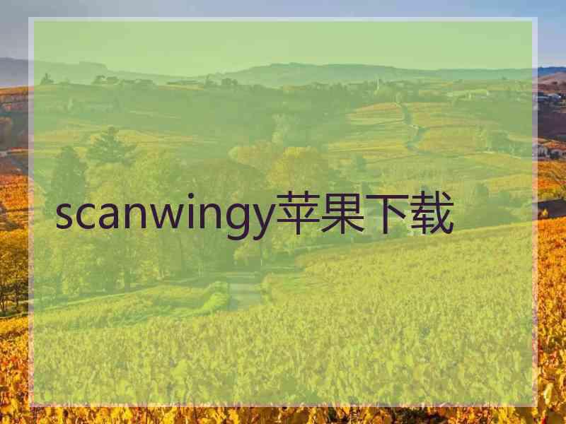 scanwingy苹果下载