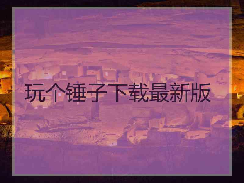 玩个锤子下载最新版