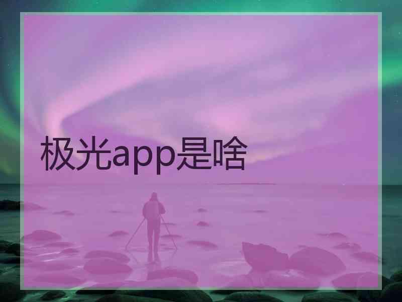 极光app是啥