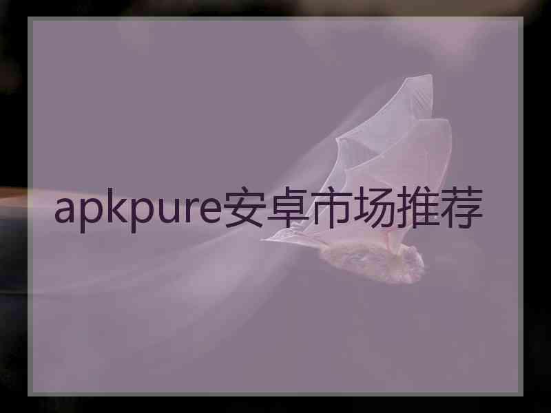 apkpure安卓市场推荐